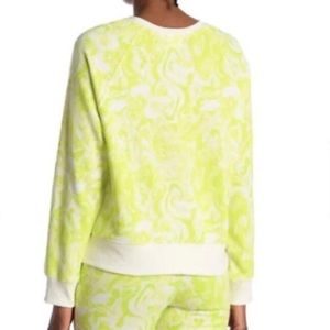NEW Nordstrom Abound neon swirl green tie dye sweatshirt XXS